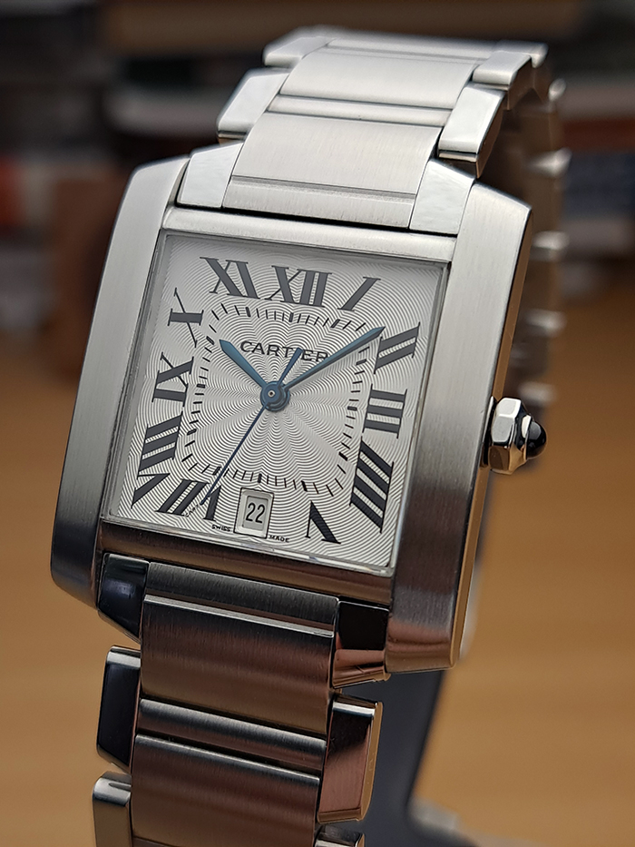 Large Cartier Tank Automatic Wristwatch Ref. W51002Q3